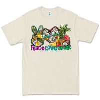 Bone Peace Love Summer Premium Tee - CowhideDigitalArt