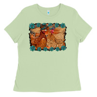 Matcha chicken western Ladies Tee - RacoonDesign
