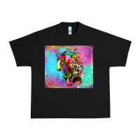 Black Colorful Unicorn Horse Urban Heavy Tee - LillyAllenDesigns
