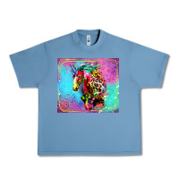 Pebble Blue Colorful Unicorn Horse Urban Heavy Tee - LillyAllenDesigns