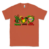 Copper peace love juneteenth Classic Tee - FaDigitalArtStudio