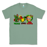 Sage peace love juneteenth Classic Tee - FaDigitalArtStudio