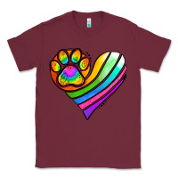 Burgundy Pride Heart Classic Tee - Jasminsmagicworld