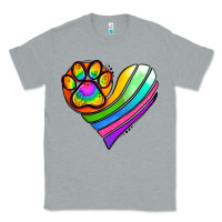 Heather Grey Pride Heart Classic Tee - Jasminsmagicworld