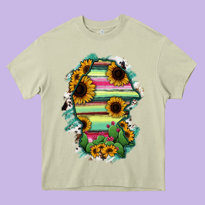 Coahuila State Of Mexico Map Heavy Core Tee Designed By Ranaportraitstore