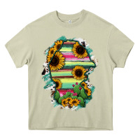 Mossy Coahuila State Of Mexico Map Heavy Core Tee - RanaPortraitStore