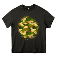 Asphalt camouflage patch Heavy Core Tee - BundleAndBundleShop