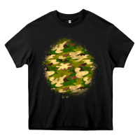 Black camouflage patch Heavy Core Tee - BundleAndBundleShop