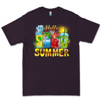 Plum Hello Summer Premium Tee - CowhideDigitalArt