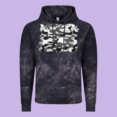 Black And White Camouflage Vintage Hoodie Designed By Barkaloodesign