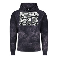 Cloud Black black and white camouflage Vintage Hoodie - BarkalooDesign