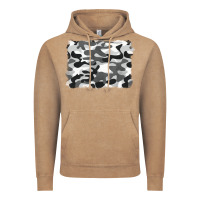 Vintage Coffee black and white camouflage Vintage Hoodie - BarkalooDesign