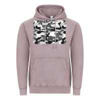 Vintage Zinc black and white camouflage Vintage Hoodie - BarkalooDesign