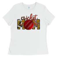 White cricket mom Ladies Tee - RacoonDesign
