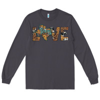 Smoke love texas map sunflower leopard cowhide Long Sleeve Tee - Artiststas