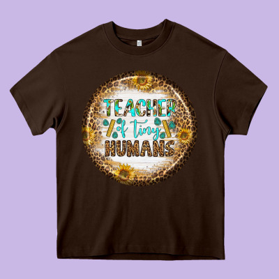 Teacher Of Tiny Earrings Heavy Core Tee Designed By Bundleandbundleshop