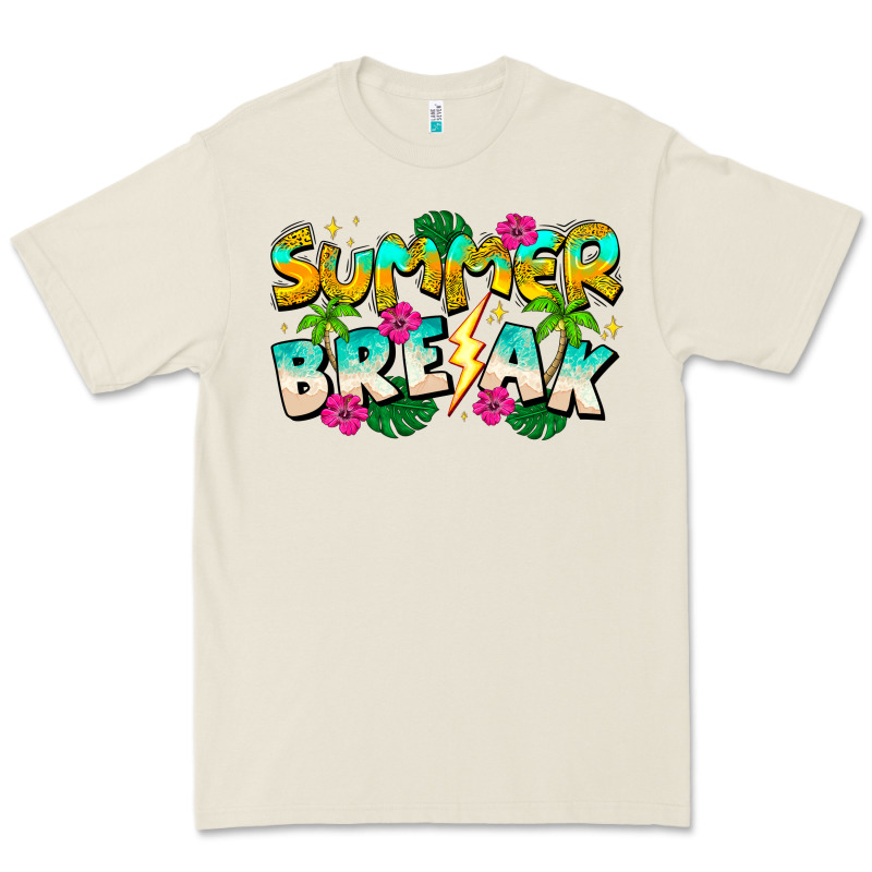 Summer Break Premium Tee by CowhideDigitalArt | Teevron