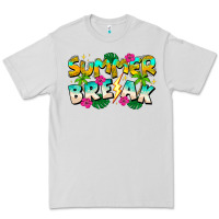 Dove Grey Summer Break Premium Tee - CowhideDigitalArt