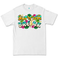 White Summer Break Premium Tee - CowhideDigitalArt