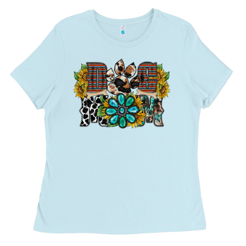 Dog Mom Western Ladies Tee by RacoonDesign | Teevron