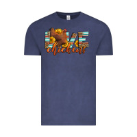 Vintage Denim love chickens Vintage Tee - LillyAllenDesigns