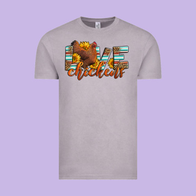 Love Chickens Vintage Tee Designed By Lillyallendesigns