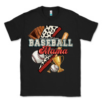 Black baseball mama Classic Tee - FaDigitalArtStudio