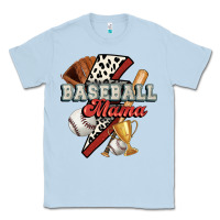 Dusty Blue baseball mama Classic Tee - FaDigitalArtStudio