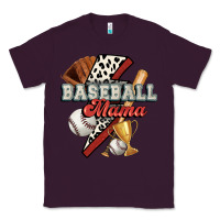 Plum baseball mama Classic Tee - FaDigitalArtStudio