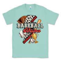 Seafoam baseball mama Classic Tee - FaDigitalArtStudio