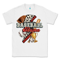 White baseball mama Classic Tee - FaDigitalArtStudio