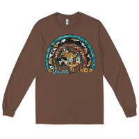 Chestnut texas map sunflower leopard cowhide aztec turquoise gemstone rainbow Long Sleeve Tee - Artiststas