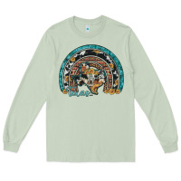 Matcha texas map sunflower leopard cowhide aztec turquoise gemstone rainbow Long Sleeve Tee - Artiststas