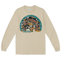 Mushroom texas map sunflower leopard cowhide aztec turquoise gemstone rainbow Long Sleeve Tee - Artiststas