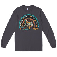Smoke texas map sunflower leopard cowhide aztec turquoise gemstone rainbow Long Sleeve Tee - Artiststas