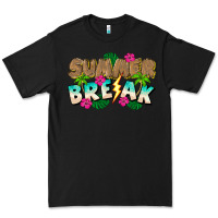 Black Summer Break Premium Tee - CowhideDigitalArt