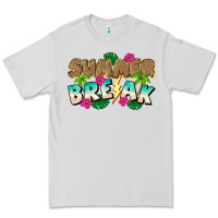 Dove Grey Summer Break Premium Tee - CowhideDigitalArt