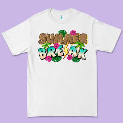 Summer Break Premium Tee Designed By Cowhidedigitalart