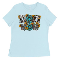 Baby Blue dog mom Ladies Tee - RacoonDesign