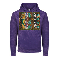 Cloud Purple western patterns brushstroke Vintage Hoodie - BarkalooDesign
