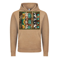 Vintage Coffee western patterns brushstroke Vintage Hoodie - BarkalooDesign