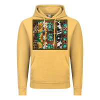 Vintage Mustard western patterns brushstroke Vintage Hoodie - BarkalooDesign