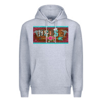 Heather Grey western nurse with medical  symbol caduceus and arrow license plate te Premium Hoodie - BarkalooDesign