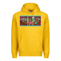 Lemon western nurse with medical  symbol caduceus and arrow license plate te Premium Hoodie - BarkalooDesign