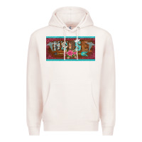 Pale Pink western nurse with medical  symbol caduceus and arrow license plate te Premium Hoodie - BarkalooDesign