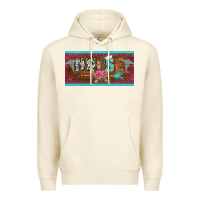 Sandshell western nurse with medical  symbol caduceus and arrow license plate te Premium Hoodie - BarkalooDesign