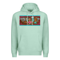 Seafoam western nurse with medical  symbol caduceus and arrow license plate te Premium Hoodie - BarkalooDesign