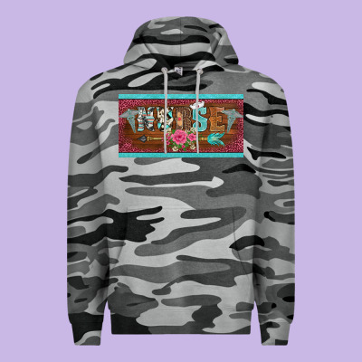 Western Nurse With Medical  Symbol Caduceus And Arrow License Plate Te Premium Hoodie Designed By Barkaloodesign