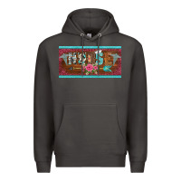 Smoke western nurse with medical  symbol caduceus and arrow license plate te Premium Hoodie - BarkalooDesign