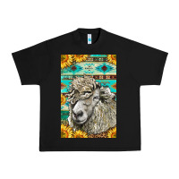 Black Western Lincoln Sheep Urban Heavy Tee - LillyAllenDesigns